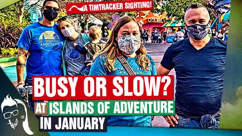 Islands Of Adventure | Busy or Slow in January? · TPF Travel Plus